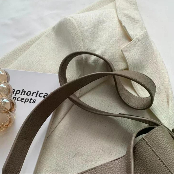 Brand New Women Faux  Leather Bucket  Shoulder Messager Handbag - Picture 6 of 7